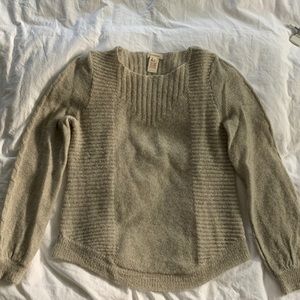 Sundance tan sweater, mohair/wool/nylon blend size Medium